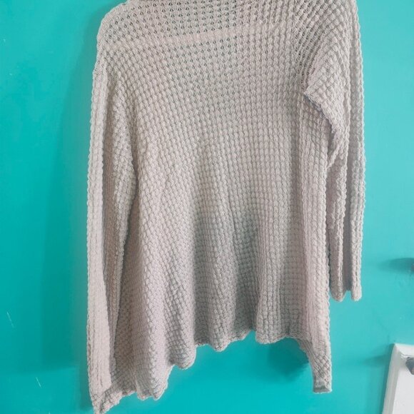 Bobeau XL Beige Cardigan Sweater Pre-owned/Unworn - Picture 6 of 8